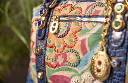 Сумка-боулер Marino Orlandi mo3811P fiora/pelo blu