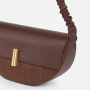 Сумка-седло Arcadia Moon ar4938 dollaro/raffia cognac