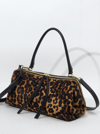 Сумка-боулер Loristella ls3195C leopardo/nero