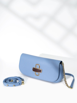 Сумка-багет Gironacci gir3162 vitello/calf cielo