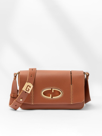 Сумка-багет Gironacci gir3321 charme/calf cognac/lilla