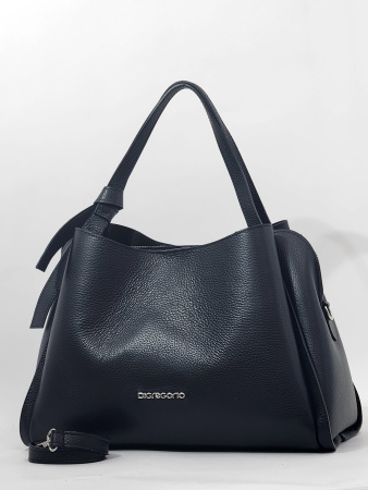 Сумка-тоут Di Gregorio gr9152 vitello nero argento