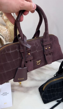 Сумка-боулер Pinko 5BPDB105334A2YW rosso mogano