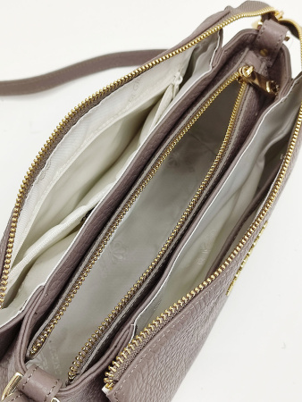 Сумка-багет Di Gregorio gr8766 zodiaco tortora oro