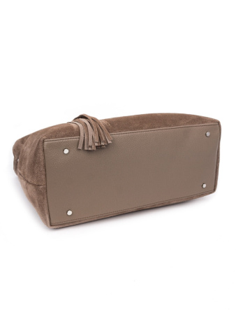 Сумка-тоут Curanni cu2548 camoscio pantera cacao