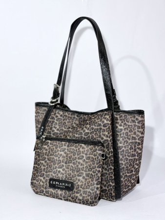 Тоут-шоппер Ermanno Scervino Aisha Leo sce12402110 leopard