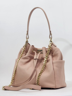 Сумка-тоут Di Gregorio gr8877 vitello rosa oro