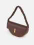 Сумка-седло Arcadia Moon ar4938 dollaro/raffia cognac