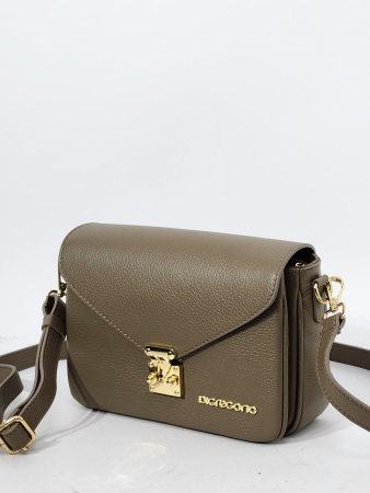 Мини-сэтчел Di Gregorio gr9150 vitello taupe oro