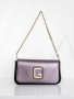 Сумка-багет Gironacci gir2290 laminato/calf bronzo/viola