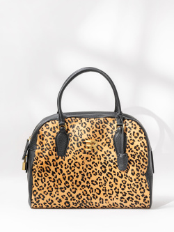 Сумка-боулер Ermanno Scervino Anita Leo sce12402061 leopard