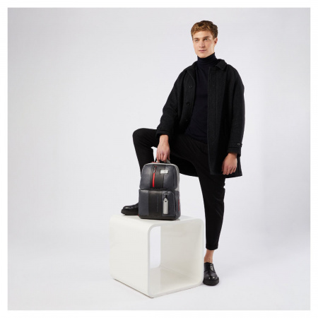 Рюкзак Piquadro Urban CA3214UB00BM/NGR черный/серый натур.кожа