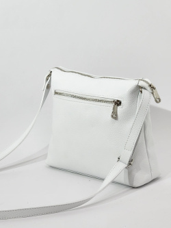 Сумка Di Gregorio gr9142 vitello bianco argento
