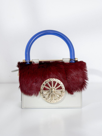 Мини-сэтчел Jadise Lily Cavallino jds081354-16 wine/frost