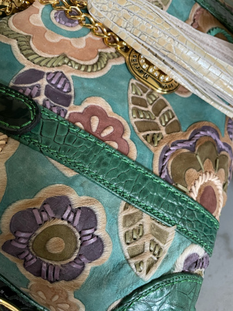 Саквояж-боулер Marino Orlandi mo4335V fiora/pelo verde