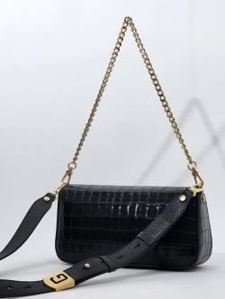 Сумка-багет Gironacci gir2290 rico lux/vitello/calf nero/nero