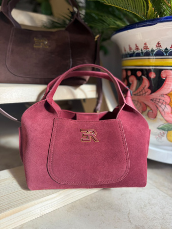 Сумка-тоут Ermanno Scervino Candy Suede sce12402306 burgundy