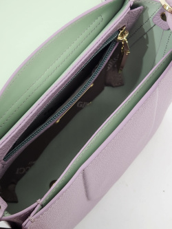 Мини-сэтчел Gironacci gir3220 vitello/calf lilla/pistacchio