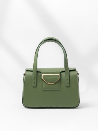 Сумка-боулер Gironacci gir3132 charme/calf muschio/cuoio