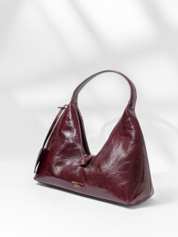 Сумка-хобо Christian Villa cv06347 athene vernice burgundy