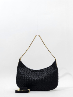 Мини-сумка Steffalini st05 intrecciato nero