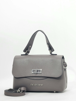 Мини-сэтчел Di Gregorio gr9006 vitello smog argento