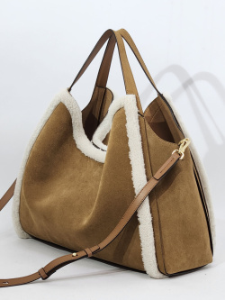 Сумка-хобо Loristella ls2787P sigaro/naturale