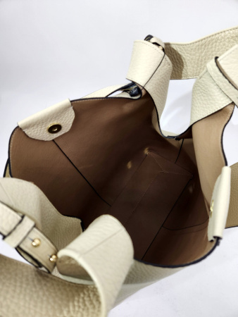 Шоппер Di Gregorio gr6010 vitello beige oro