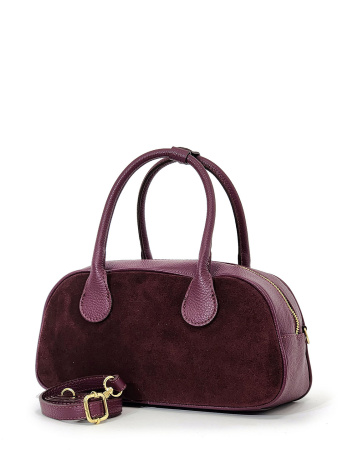 Сумка-боулер Steffalini st1311 vitello/camoscio bordo