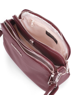 Сумка-багет Di Gregorio gr8798 vitello bordo argento