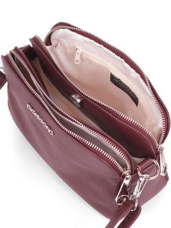 Сумка-багет Di Gregorio gr8798 vitello bordo argento