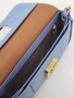 Сумка-багет Gironacci gir2290 vitello/calf cielo/cuoio