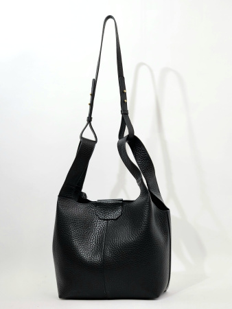 Мини-шоппер Di Gregorio gr6011 vitello nero oro