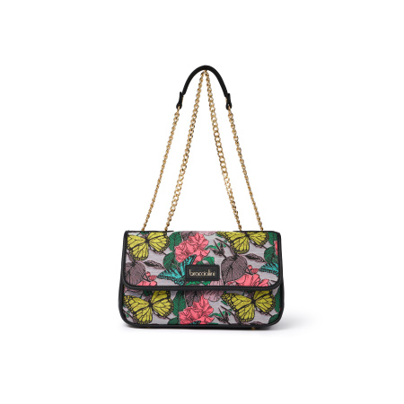 Сумка-багет Braccialini Jacquard B17507-TY 160 tessuto/polisynt nero/multi