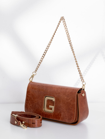 Сумка-багет Gironacci gir2290 naplak/calf bruciato/viola