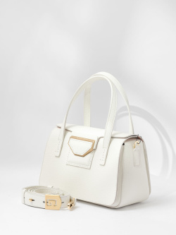 Сумка-боулер Gironacci gir3132 vitello/calf bianco/phard