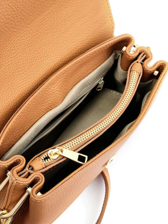 Сумка-багет Steffalini st1139 vitello caramello v2