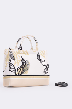 Сумка-тоут Cromia Jungle Noir cr1406311 bianco/nero