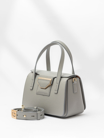 Сумка-боулер Gironacci gir3132 vitello/calf cenere/cuoio