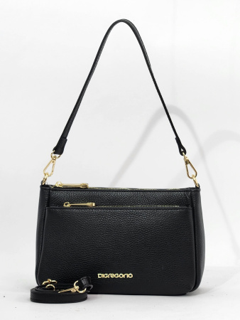 Сумка Di Gregorio gr9157 vitello nero oro