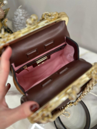 Мини-саквояж Cromia Gaia cr1405852 castagna