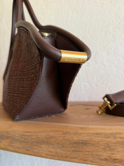 Сумка-тоут Arcadia Isa ar3009 dollaro/raffia cognac
