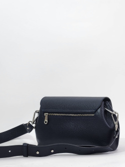 Сумка-багет Di Gregorio gr821 vitello blu argento