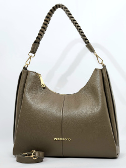 Сумка-тоут Di Gregorio gr9016 vitello taupe oro