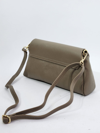 Сумка-багет Di Gregorio gr9140 vitello taupe oro