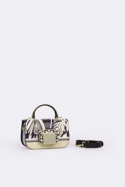 Мини-сэтчел Cromia It Kaya cr1406258 bianco/nero