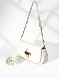 Сумка-багет Gironacci gir3162 vitello/calf bianco