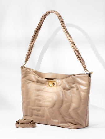 Сумка-хобо Ermanno Scervino Rachele Quilted sce12401969 mud