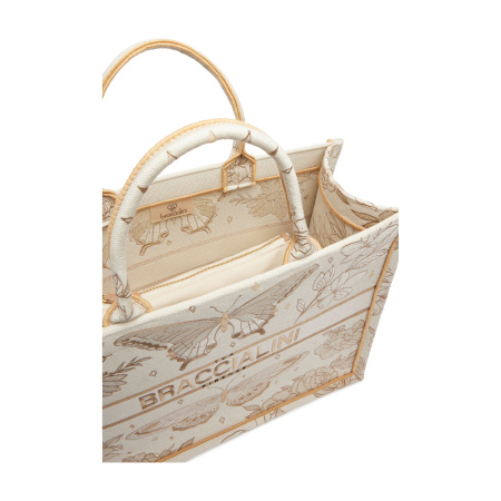 Шоппер Braccialini Queen B18421-TC F23 tessuto/polisynt farfalle