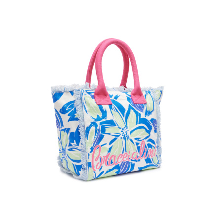 Шоппер Braccialini Summer B18221-TC E22 tessuto fiori blu